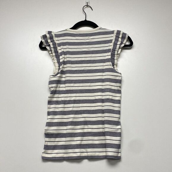 J. Crew Vintage rib ruffle-sleeve shirt - Picture 6 of 6